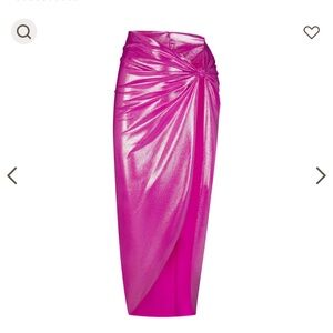 Skims liquid shine sarong skirt